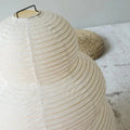 Lámpara de Pie Estilo Japandi | Pantalla de Papel Decorativa de Tres Niveles-Lamp-SeemSeem
