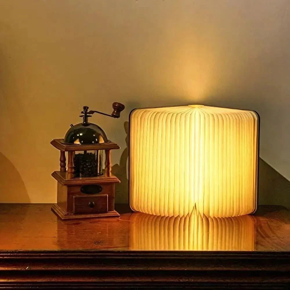Lámpara Libro LED Plegable | Luz Decorativa Con Diseño De Libro-Lamp-SeemSeem