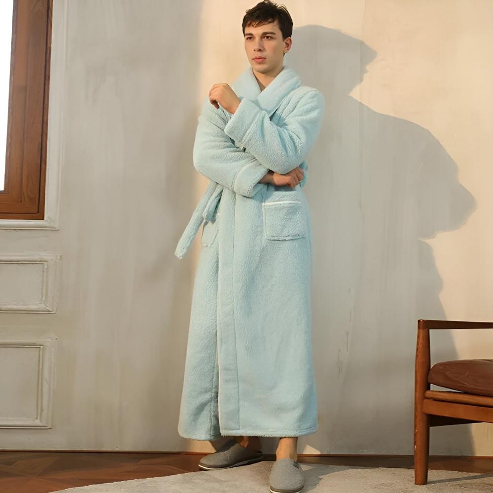 Bata De Casa | Albornoz Mujer Hombre-Bathrobe-SeemSeem