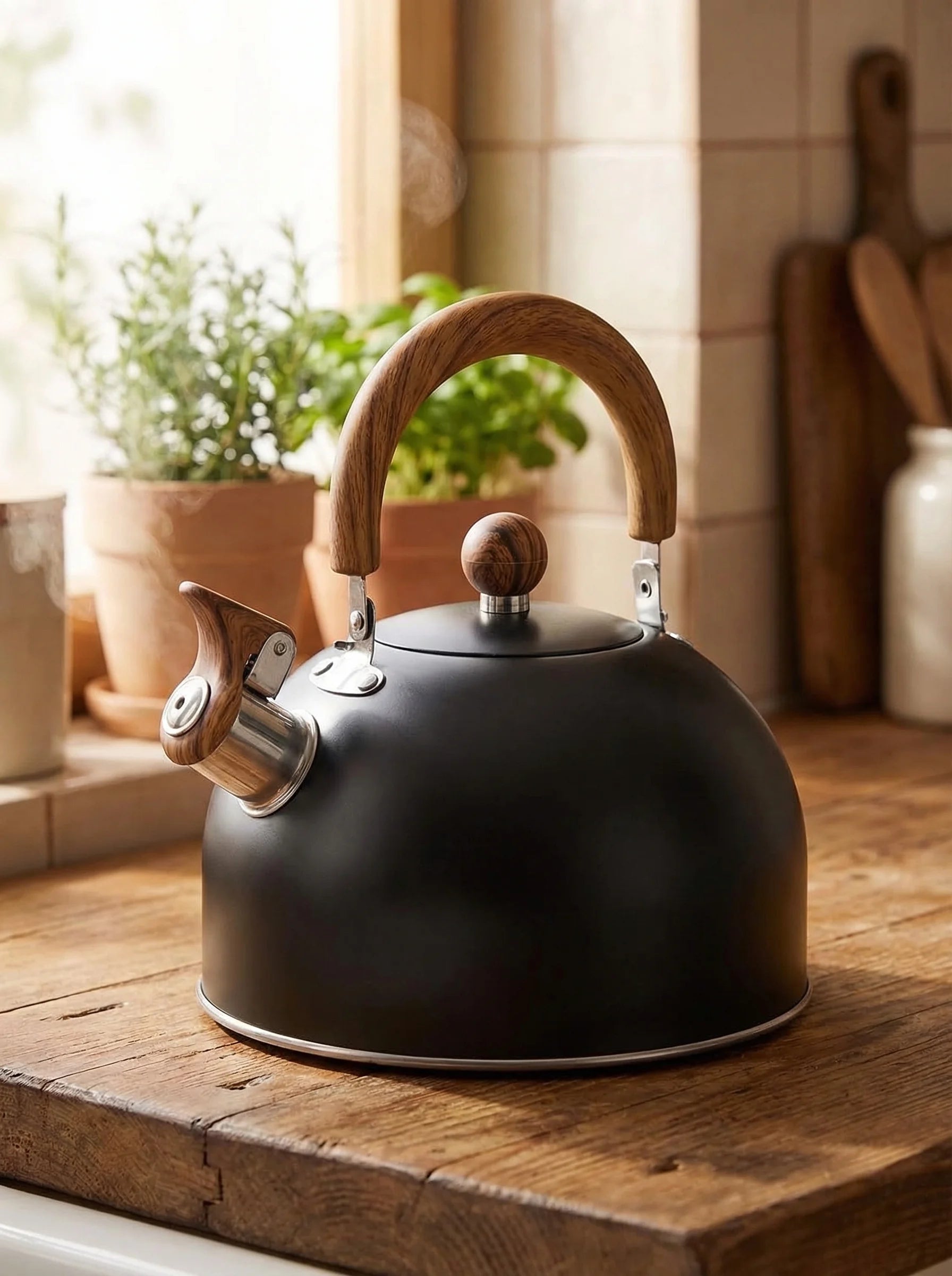 Tetera Con Silbato 3 Litros | Tetera Clásica Para Cocina-Teapot-SeemSeem
