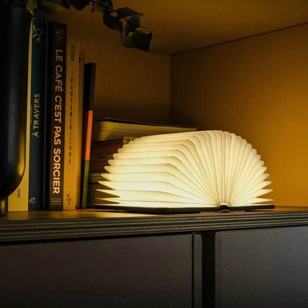 Lámpara Libro LED Plegable | Luz Decorativa Con Diseño De Libro-Lamp-SeemSeem