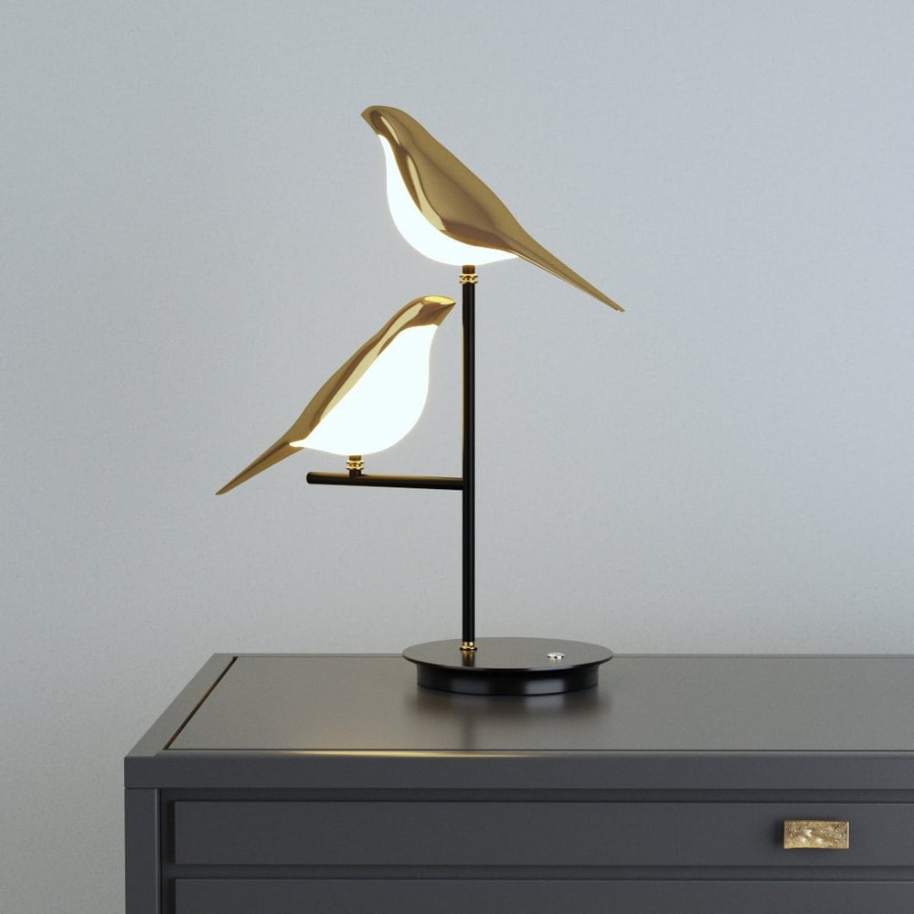 Lámpara De Mesa Decorativa | Diseño Moderno De Pájaros LED-Lamp-SeemSeem