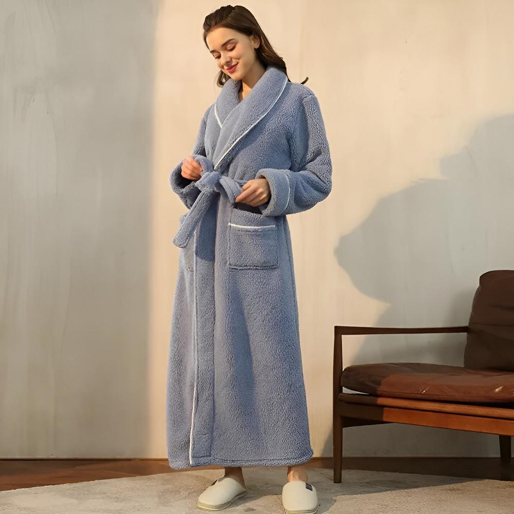 Bata De Casa | Albornoz Mujer Hombre-Bathrobe-SeemSeem