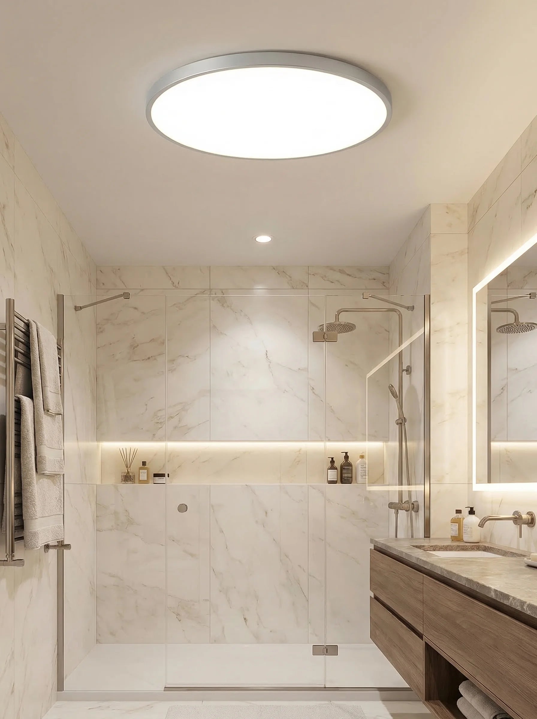 Lámpara LED De Techo Redonda Minimalista | Plafón Moderno Para Dormitorio Salón O Cocina-Ceiling Light-SeemSeem
