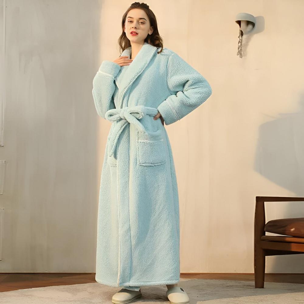 Bata De Casa | Albornoz Mujer Hombre-Bathrobe-SeemSeem