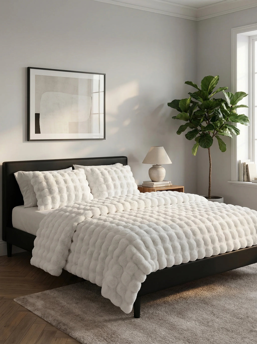 Manta De Felpa Cálida Para Sofá | Manta Suave Y Acogedora Para Cama-Blanket-SeemSeem