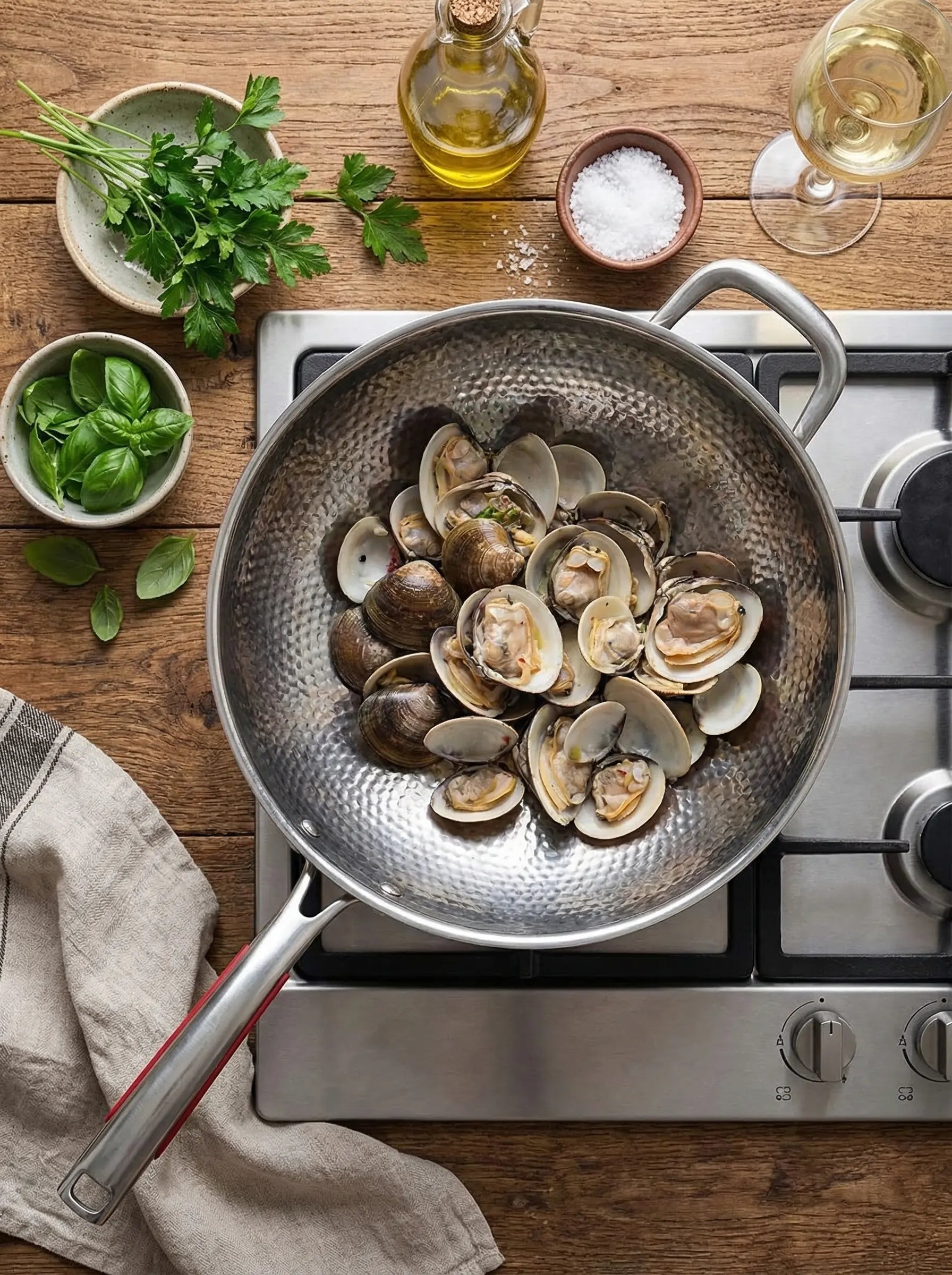 Sartén Wok Para Inducción | Wok De Acero Inoxidable Para Cocinar-Frying Pan-SeemSeem