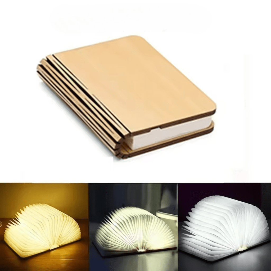 Lámpara Libro LED Plegable | Luz Decorativa Con Diseño De Libro-Lamp-SeemSeem