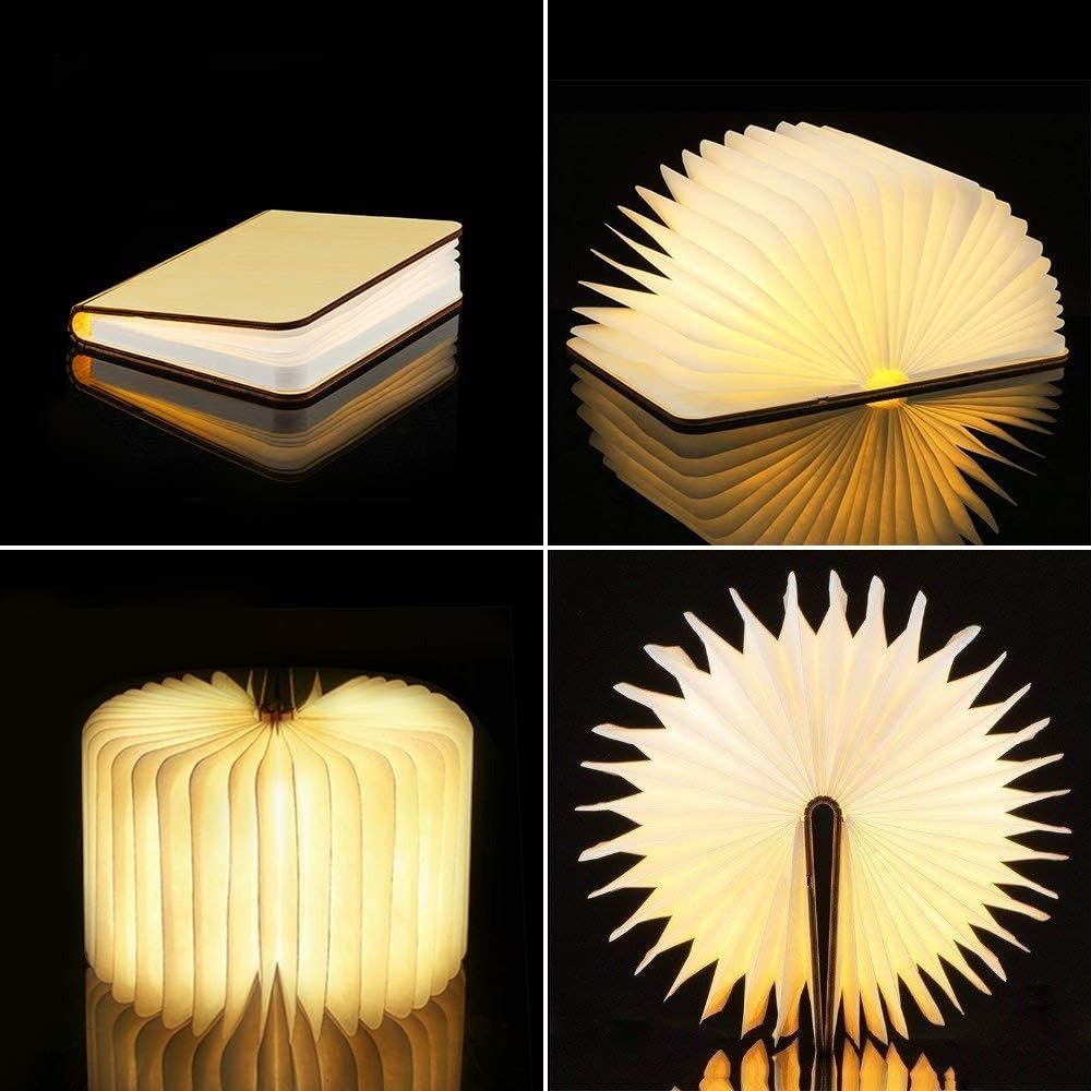 Lámpara Libro LED Plegable | Luz Decorativa Con Diseño De Libro-Lamp-SeemSeem