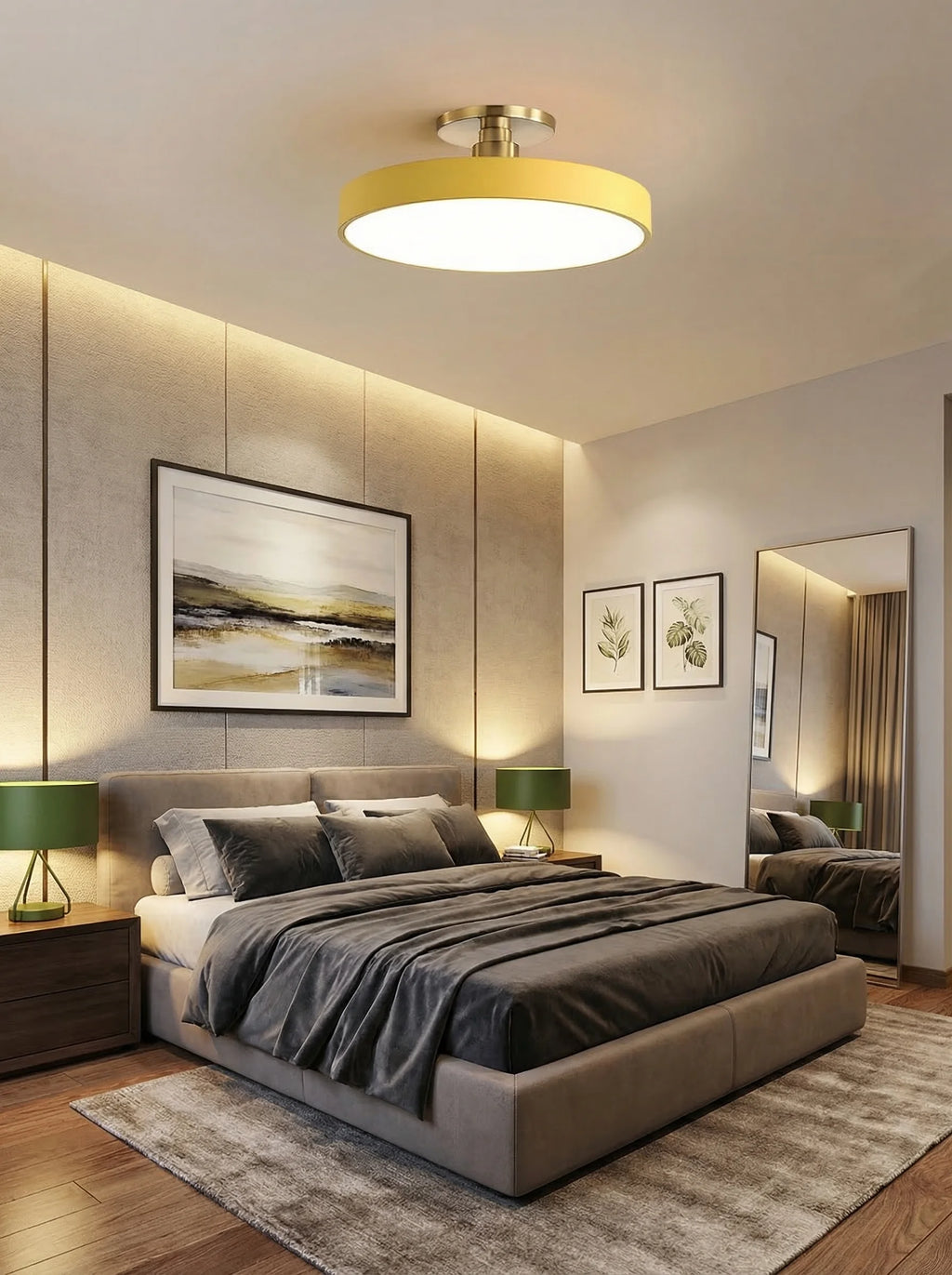 Lámpara LED De Techo Redonda Moderna | Plafón Para Dormitorio Salón Cocina Iluminación Interior-Ceiling Light-SeemSeem