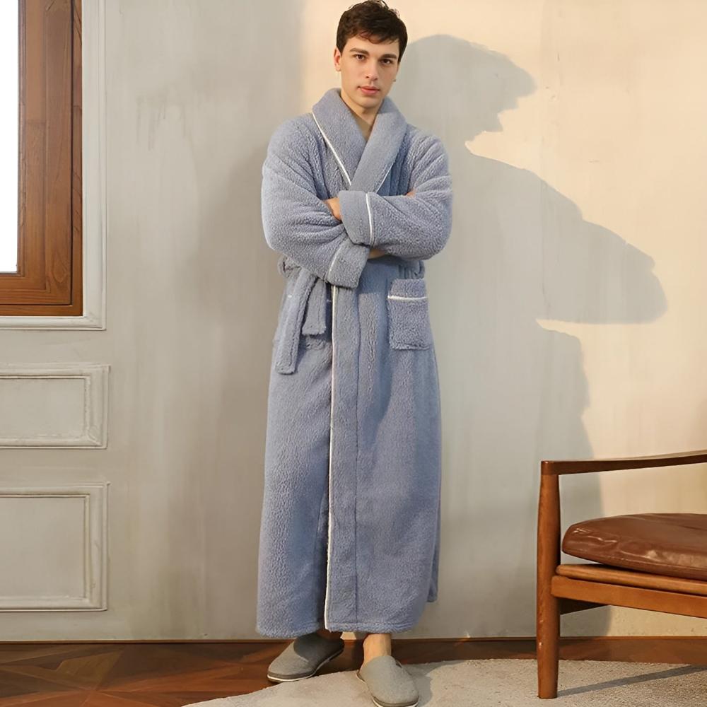 Bata De Casa | Albornoz Mujer Hombre-Bathrobe-SeemSeem