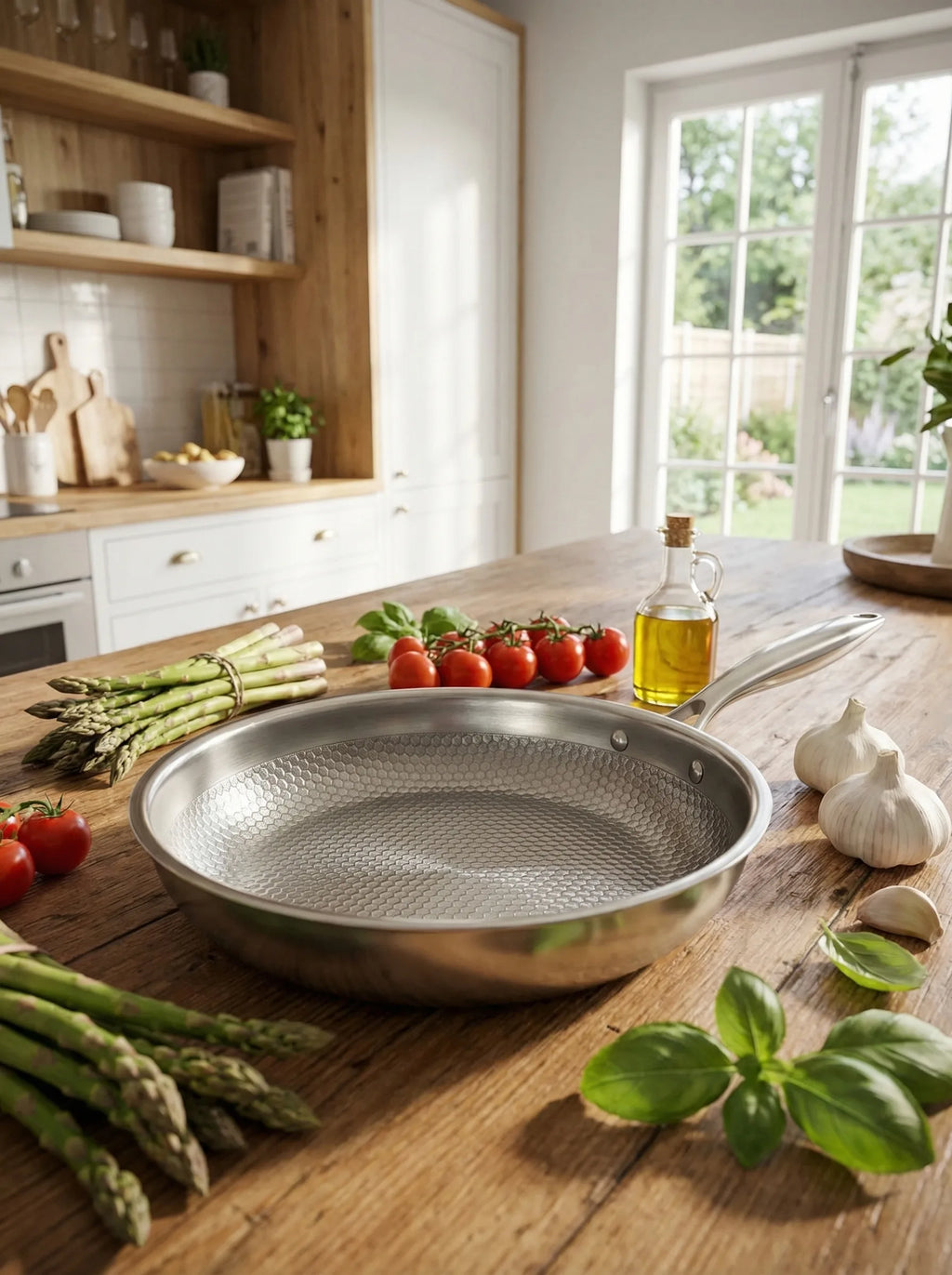 Sartén De Titanio Para Inducción | Sartén Resistente Para Cocinar-Frying Pan-SeemSeem