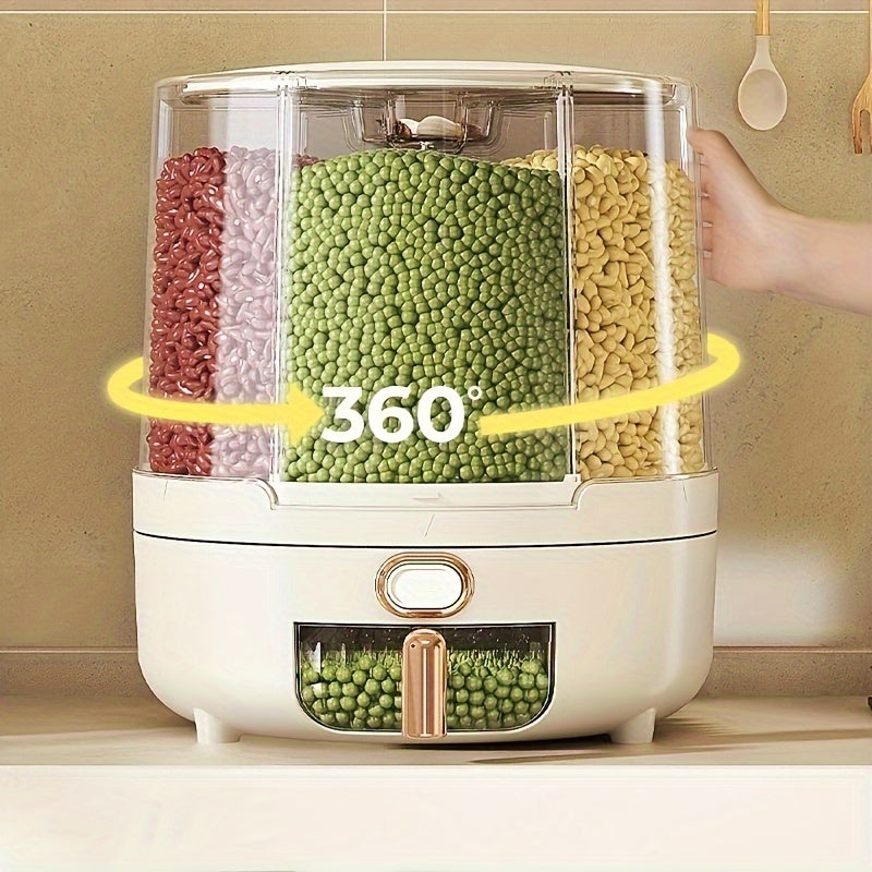 Dispensador De Granos Giratorio | Organizador De Cocina Para Alimentos Secos-Containers-SeemSeem