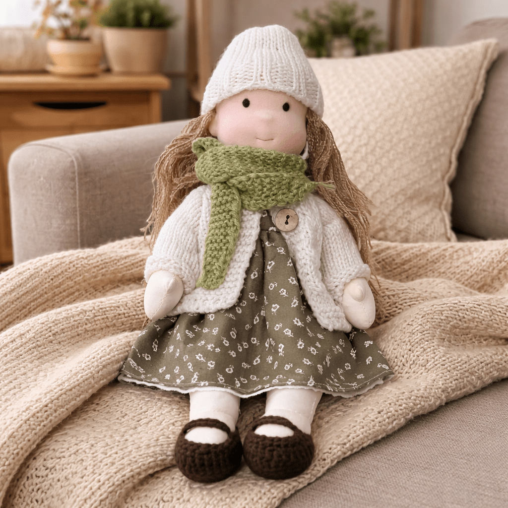 Muñeca De Trapo | Muñeca Bebe Artesanal-Toy-SeemSeem