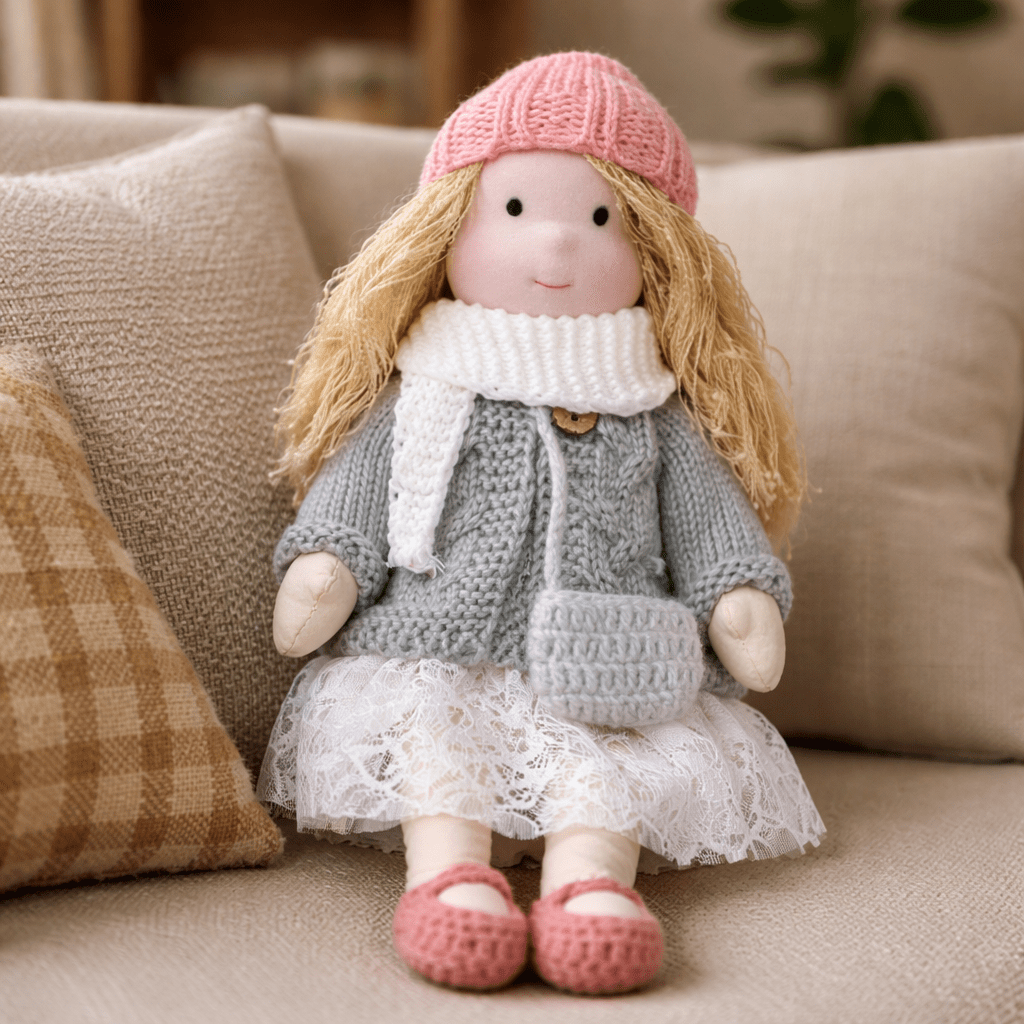 Muñeca De Trapo | Muñeca Bebe Artesanal-Toy-SeemSeem