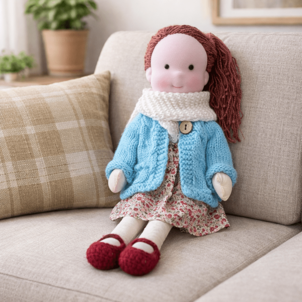 Muñeca De Trapo | Muñeca Bebe Artesanal-Toy-SeemSeem