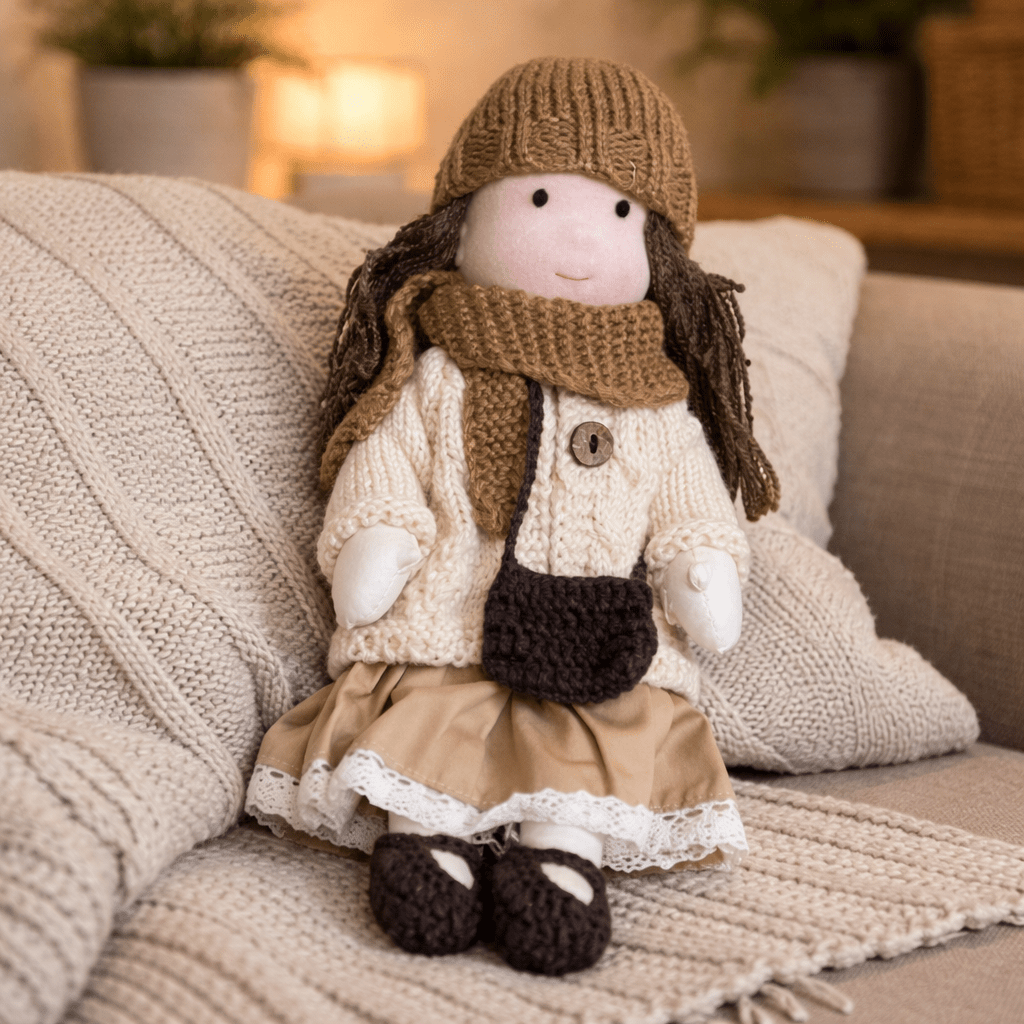 Muñeca De Trapo | Muñeca Bebe Artesanal-Toy-SeemSeem