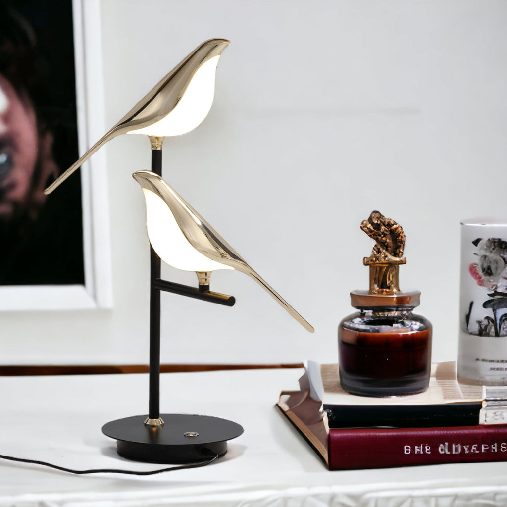 Lámpara De Mesa Decorativa | Diseño Moderno De Pájaros LED-Lamp-SeemSeem