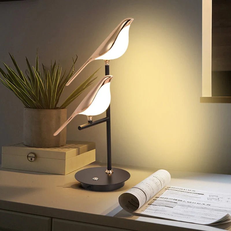 Lámpara De Mesa Decorativa | Diseño Moderno De Pájaros LED-Lamp-SeemSeem