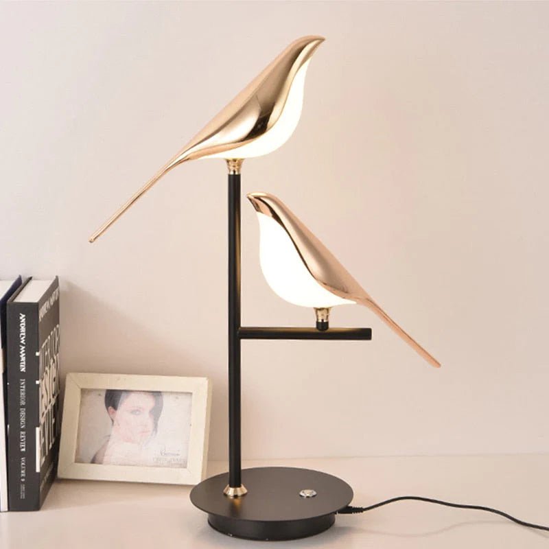 Lámpara De Mesa Decorativa | Diseño Moderno De Pájaros LED-Lamp-SeemSeem