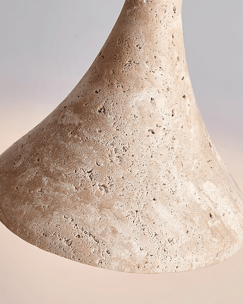 Lámpara Colgante Travertino | Diseño Minimalista Con Detalles De Madera-Lamp-SeemSeem