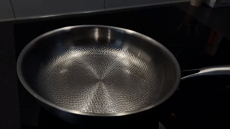 Sartén Acabado Martillado | Mango Largo Superficie Circular Para Cocina-pans-SeemSeem