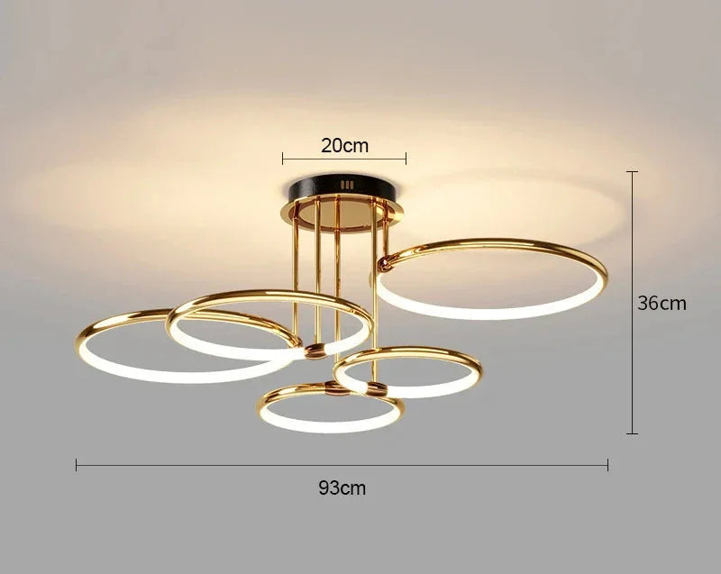 Lámpara De Techo Led | Plafon Led Techo-Ceiling Light-SeemSeem