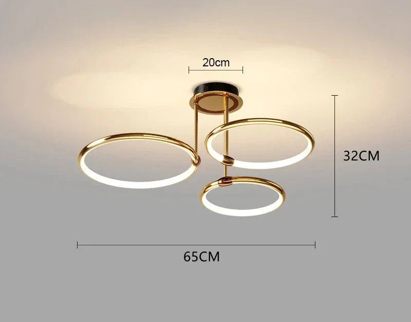 Lámpara De Techo Led | Plafon Led Techo-Ceiling Light-SeemSeem