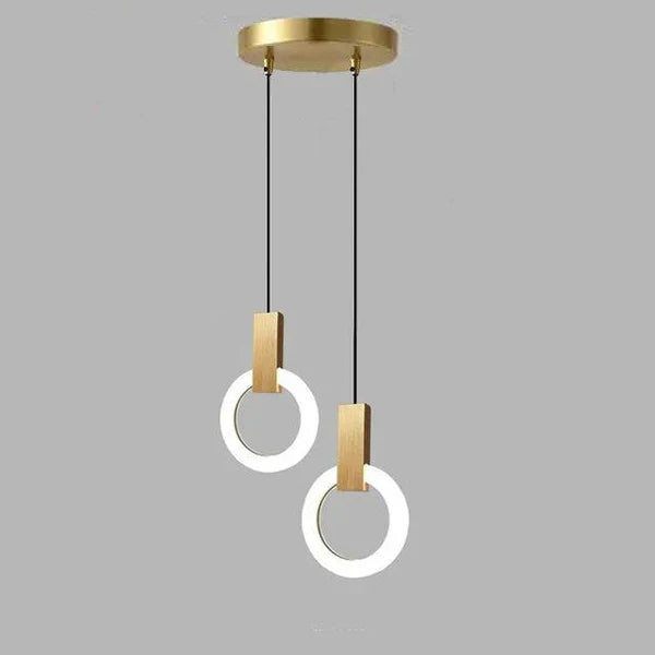 Lámpara Colgante LED Circular | Iluminación Moderna Suspendida-Lamp-SeemSeem