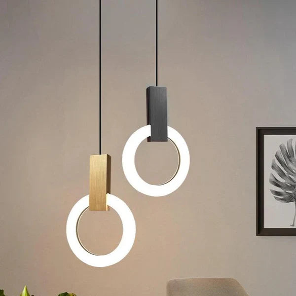 Lámpara Colgante LED Circular | Iluminación Moderna Suspendida-Lamp-SeemSeem