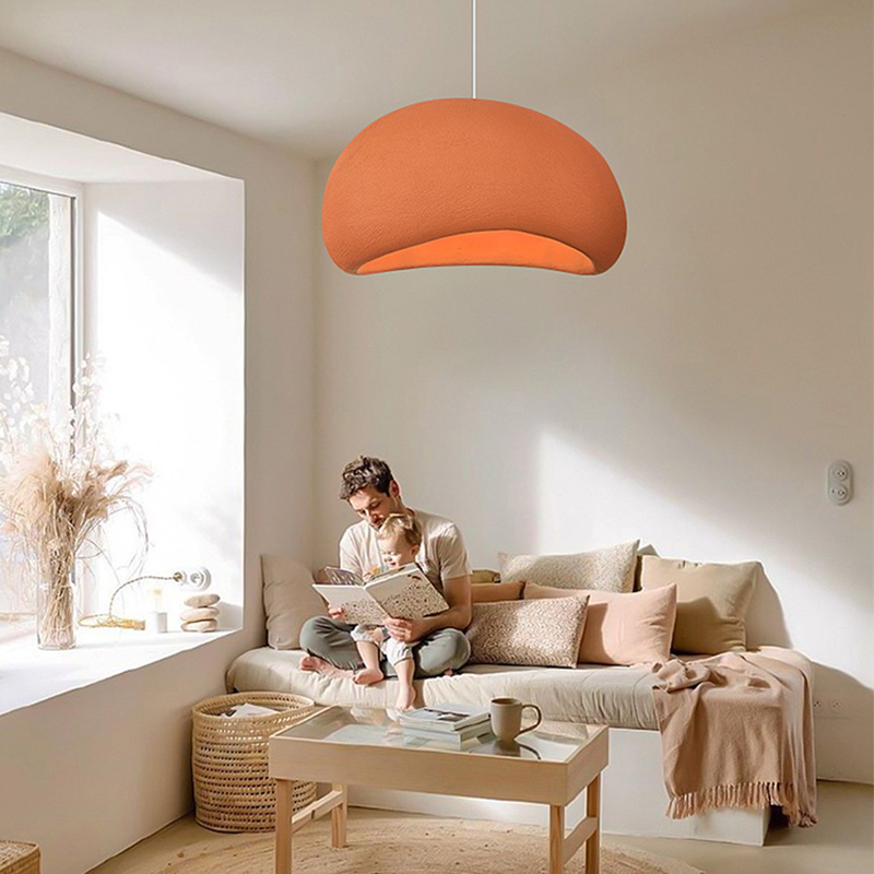 Lámpara Colgante Orgánica | Pantalla Escultural Suspendida-Lamp-SeemSeem