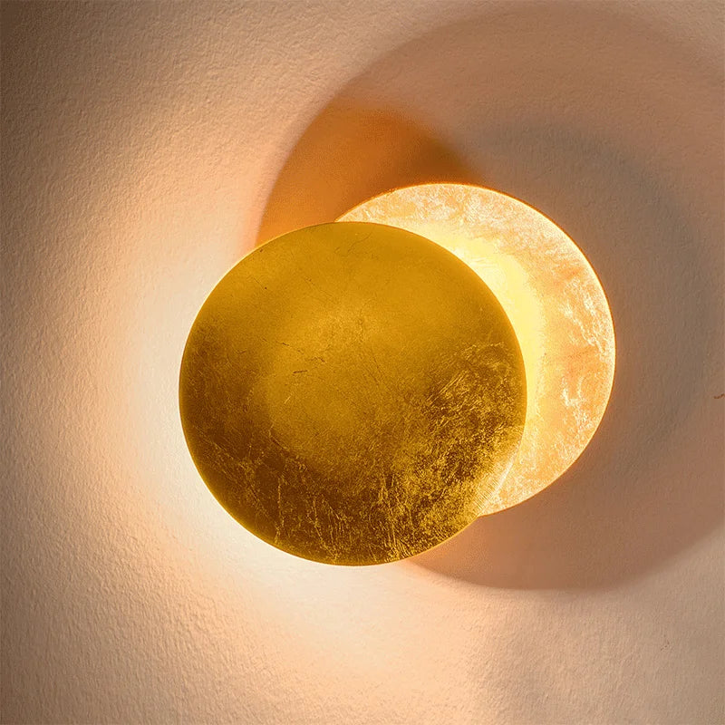 Aplique de Pared Eclipse Lunar | Pantalla Giratoria 360° Para Iluminación Interior-Lamp-SeemSeem