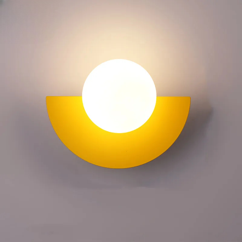 Aplique de Pared Semicircular | Esfera Luminosa Para Iluminación Interior-Lamp-SeemSeem