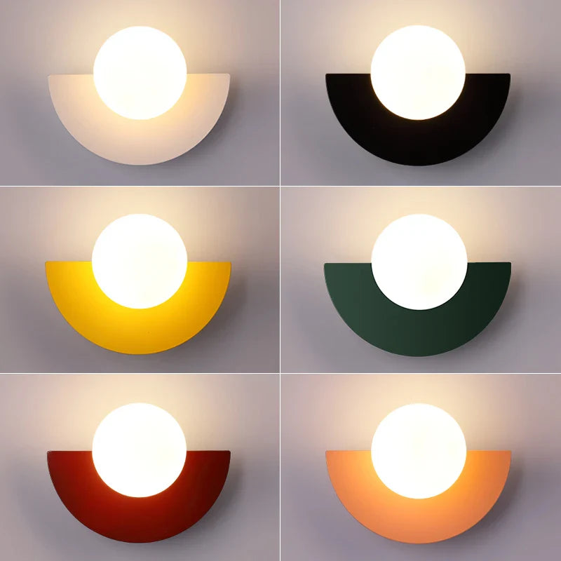 Aplique de Pared Semicircular | Esfera Luminosa Para Iluminación Interior-Lamp-SeemSeem