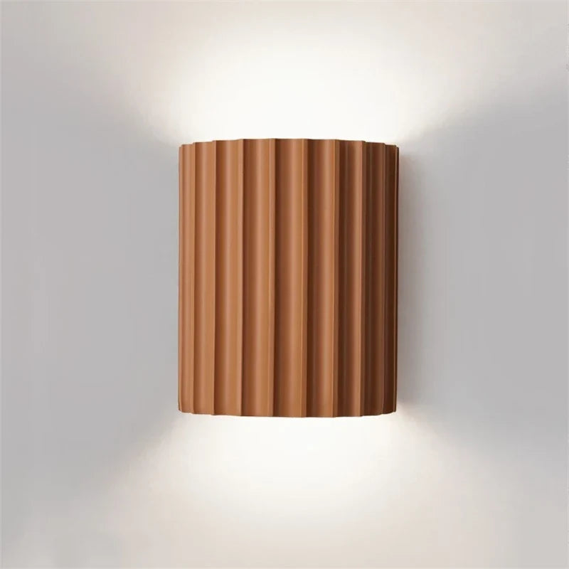 Aplique De Pared Acanalado | Iluminación Decorativa Bidireccional-Lamp-SeemSeem