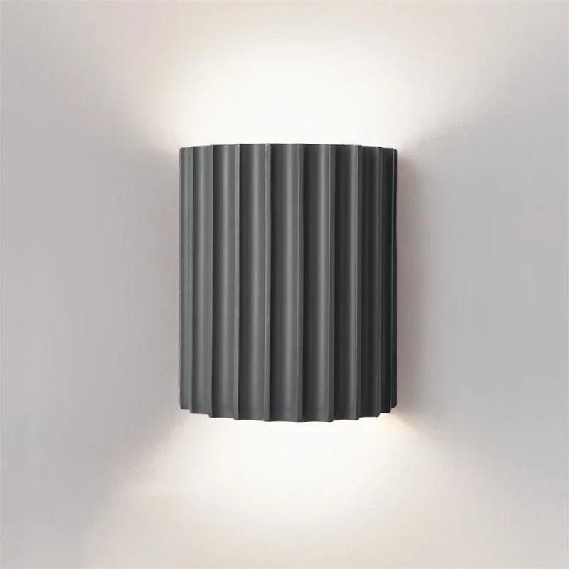 Aplique De Pared Acanalado | Iluminación Decorativa Bidireccional-Lamp-SeemSeem