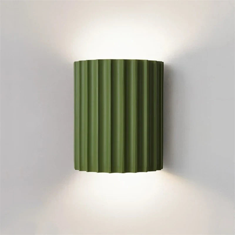 Aplique De Pared Acanalado | Iluminación Decorativa Bidireccional-Lamp-SeemSeem