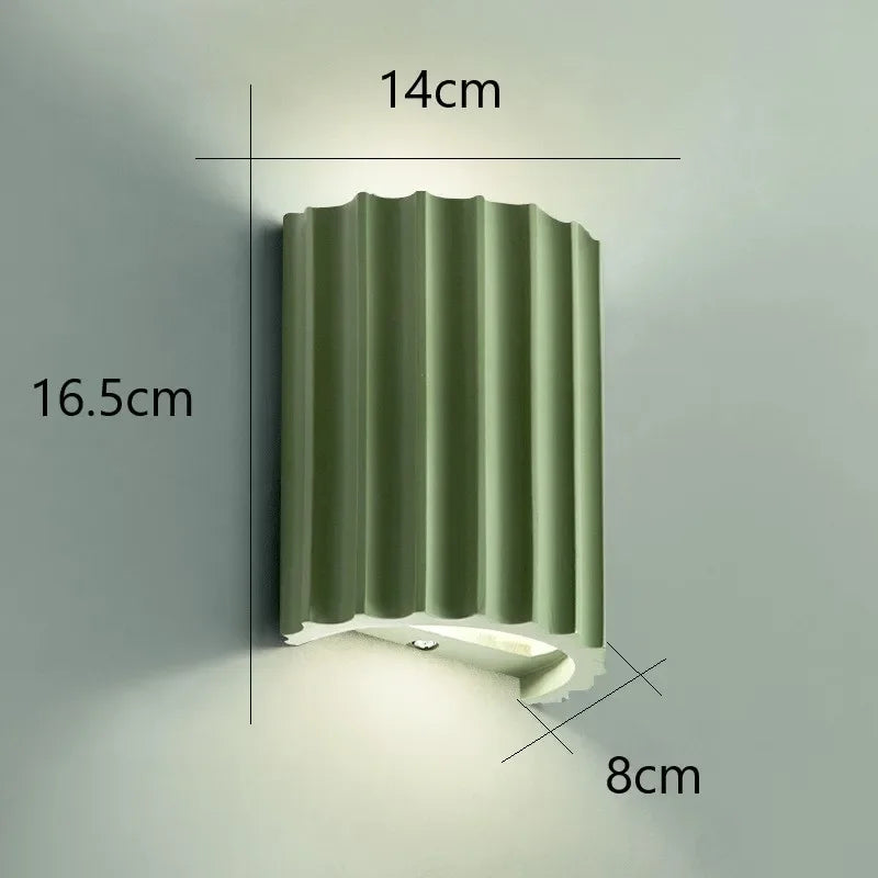 Aplique De Pared Acanalado | Iluminación Decorativa Bidireccional-Lamp-SeemSeem