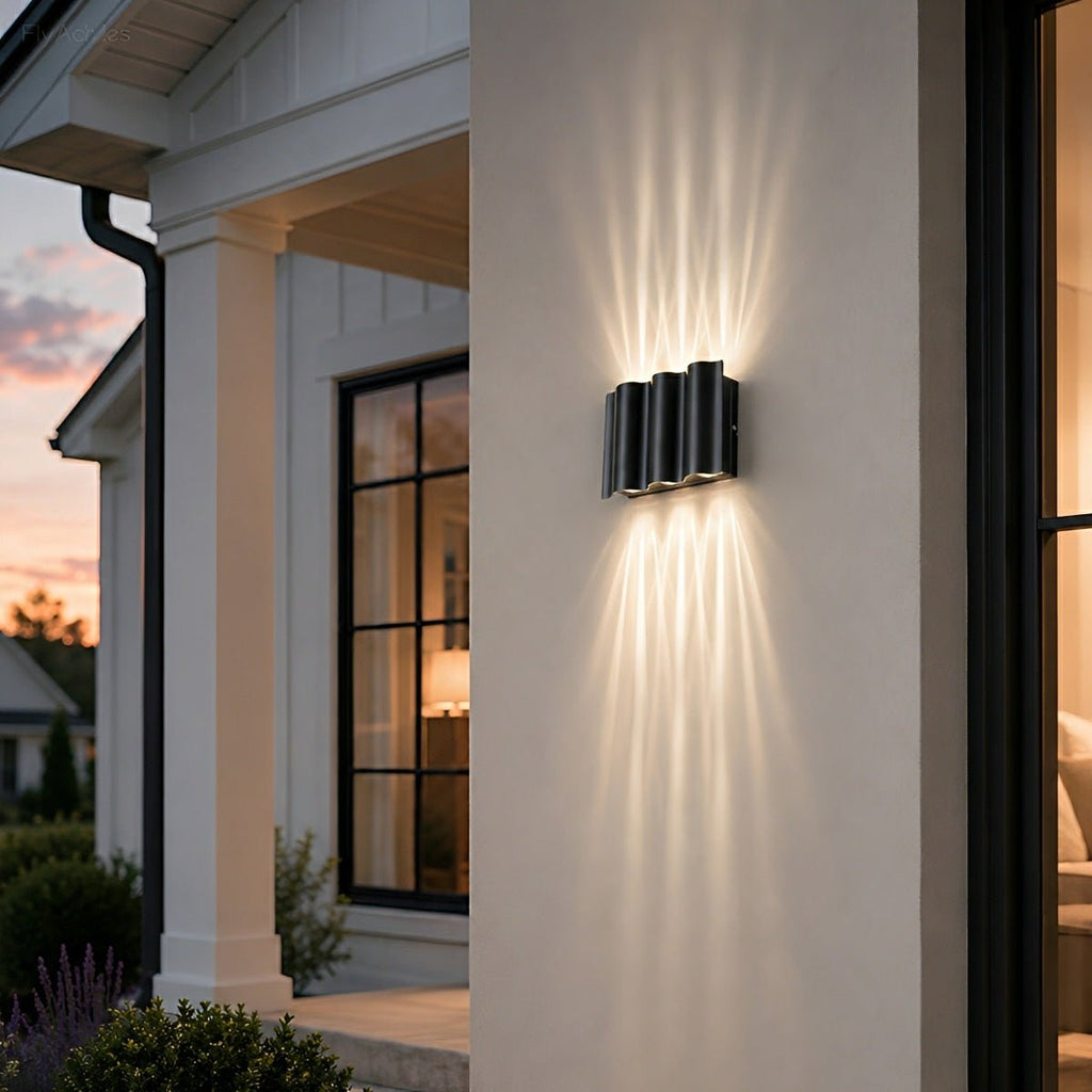 Aplique De Pared Exterior LED | Iluminación Bidireccional-Lamp-SeemSeem