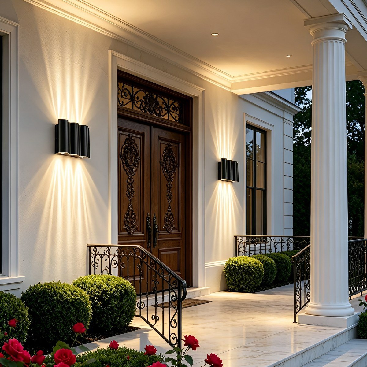 Aplique De Pared Exterior LED | Iluminación Bidireccional-Lamp-SeemSeem
