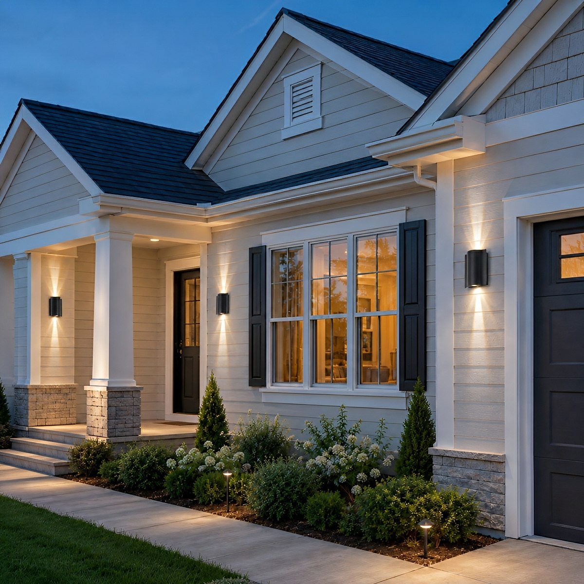Aplique De Pared Exterior LED | Iluminación Bidireccional-Lamp-SeemSeem