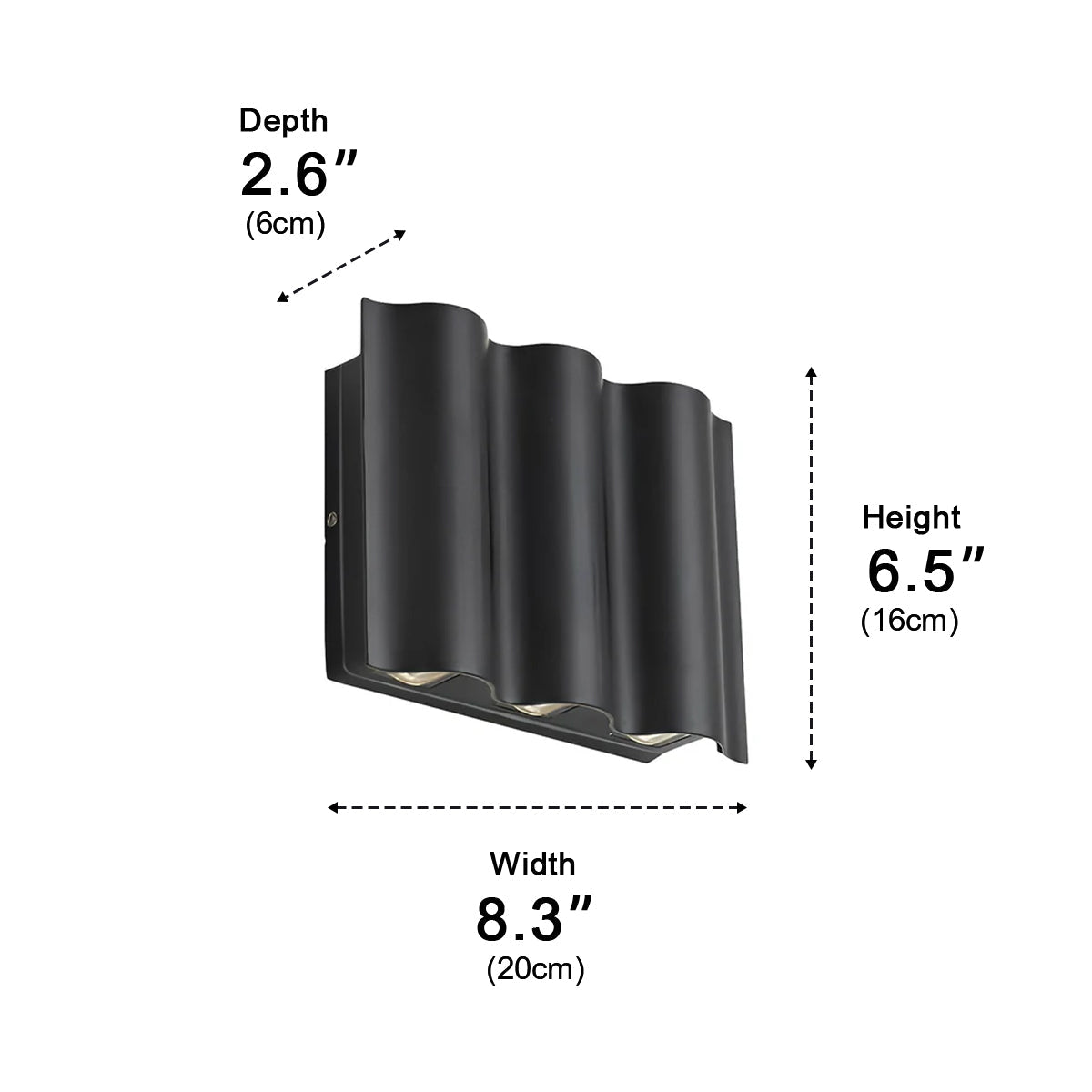 Aplique De Pared Exterior LED | Iluminación Bidireccional-Lamp-SeemSeem