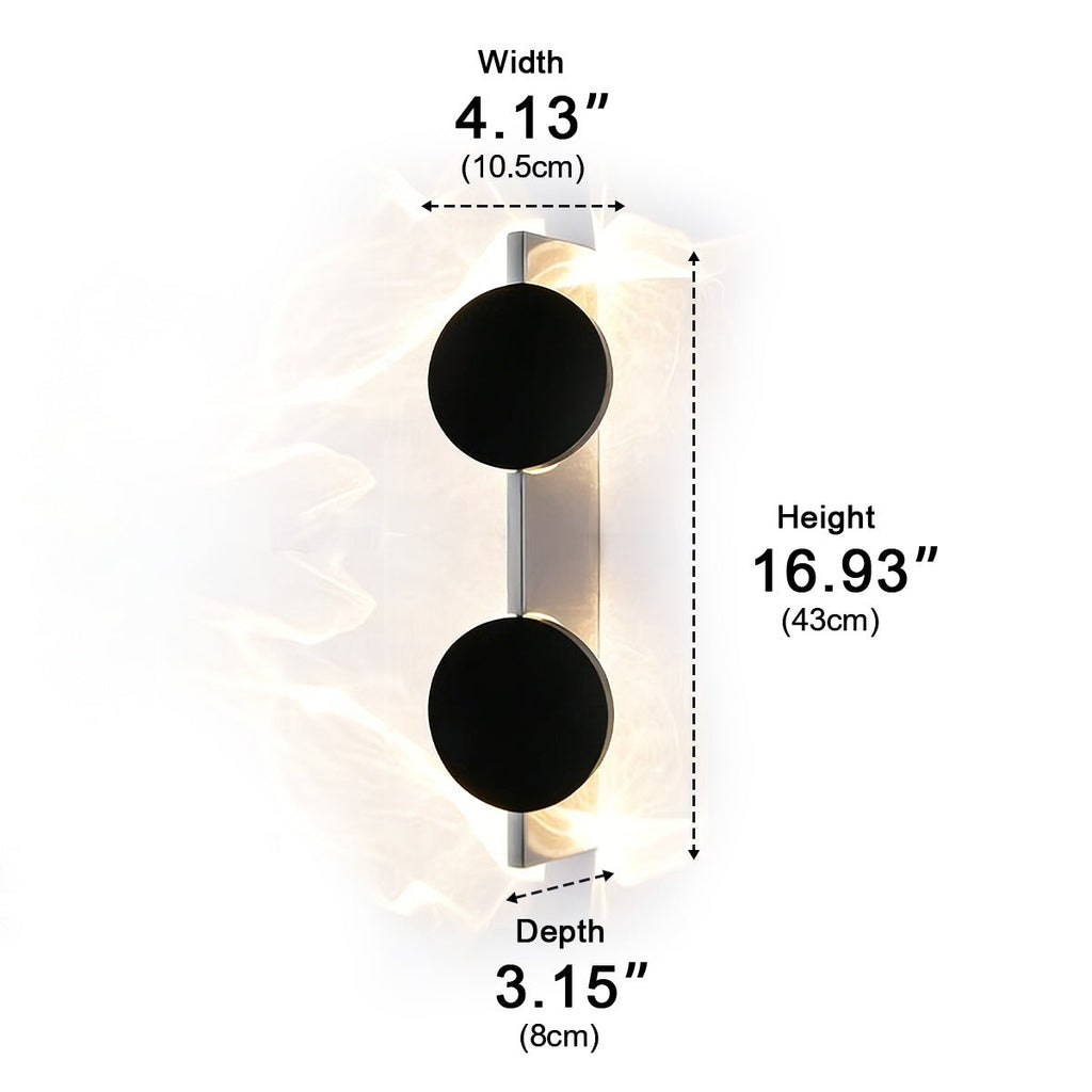 Aplique De Pared LED Artístico | Iluminación Decorativa Circular-Lamp-SeemSeem