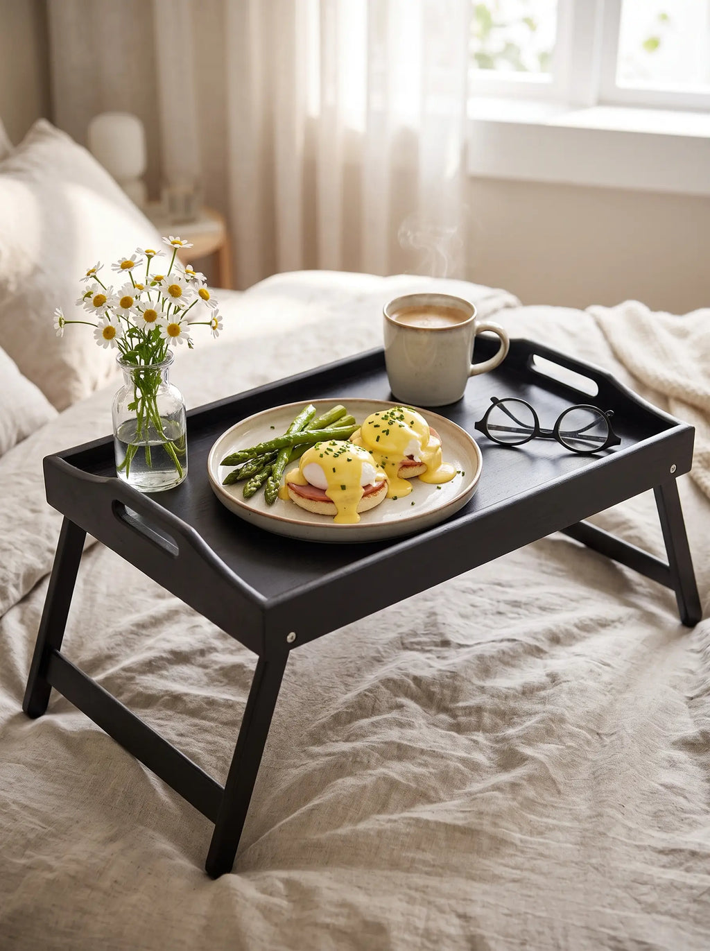 Bandeja De Cama Plegable | Mesa Portátil Con Patas
