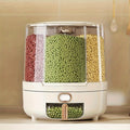 Dispensador De Granos Giratorio | Organizador De Cocina Para Alimentos Secos-Containers-SeemSeem