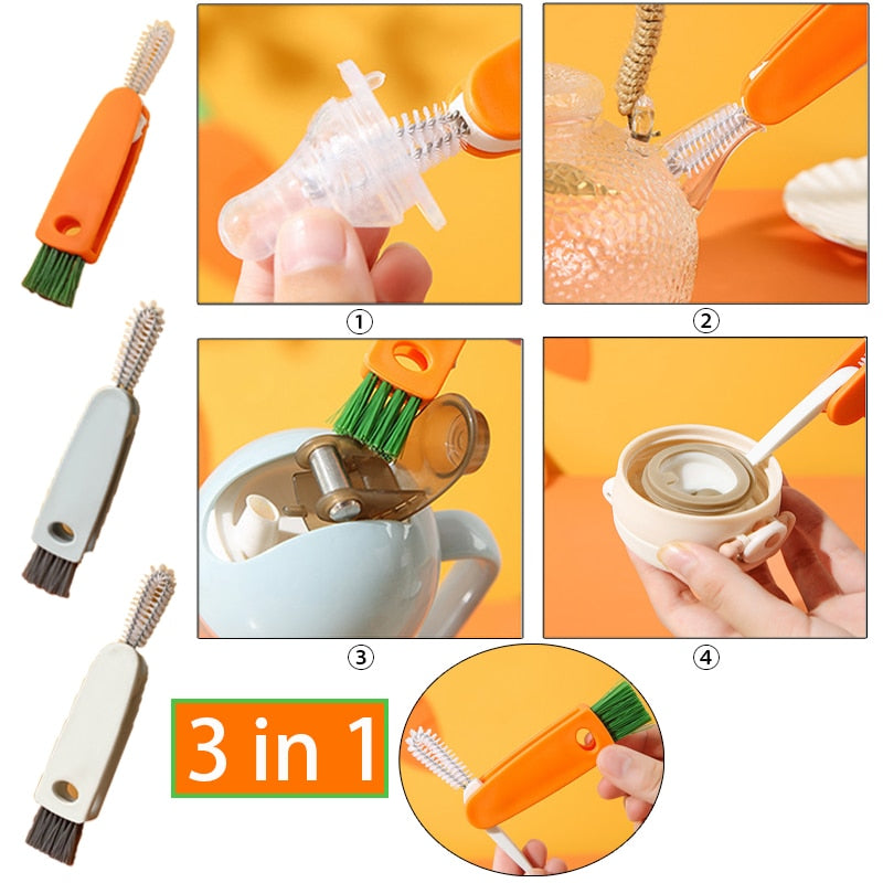 Cepillo De Limpieza Multifuncional | Diseño De Doble Extremo-Brush-SeemSeem