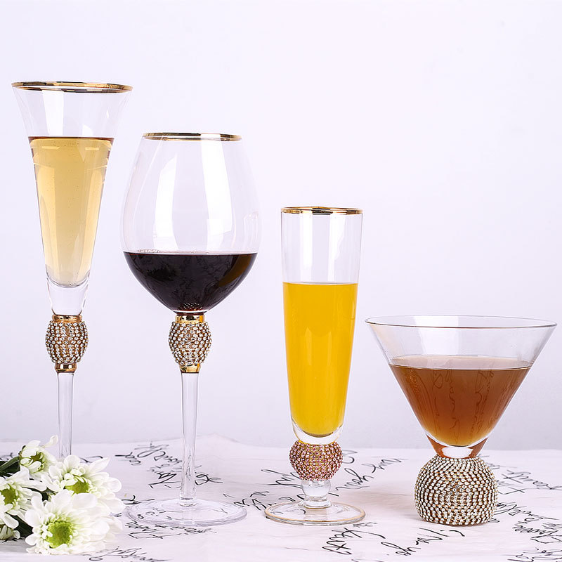 Copas De Champán Con Detalle Decorativo | Set De Copas Para Celebraciones-glasses-SeemSeem