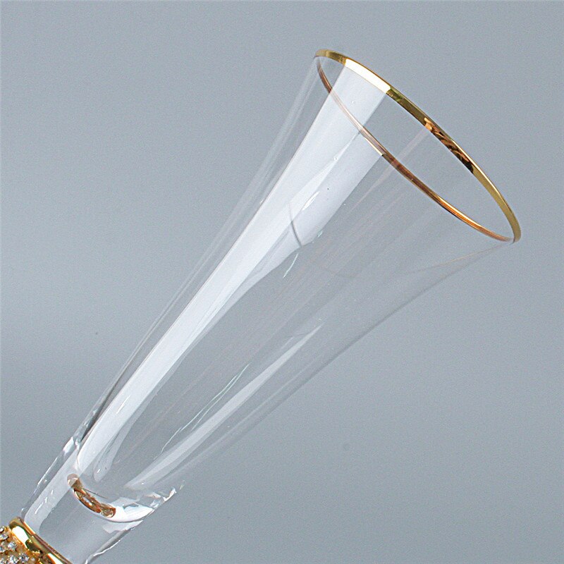 Copas De Champán Con Detalle Decorativo | Set De Copas Para Celebraciones-glasses-SeemSeem