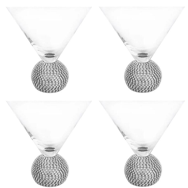 Copas De Champán Con Detalle Decorativo | Set De Copas Para Celebraciones-glasses-SeemSeem