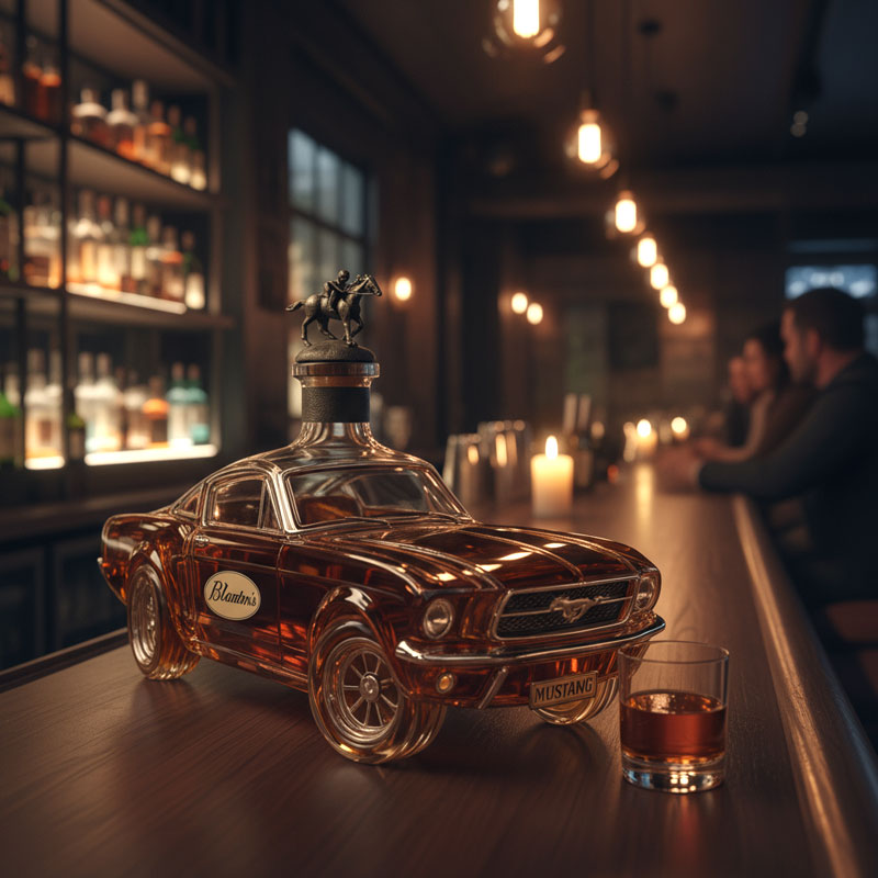 Decantador de Whisky Coche Clásico | Recipiente Transparente-decanters-SeemSeem